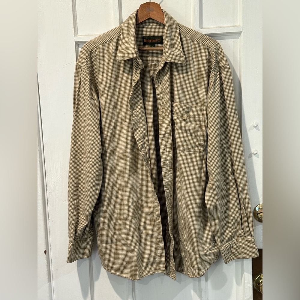 Timberland Beige Checkered Shirt